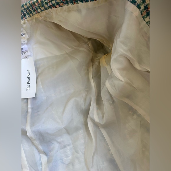 Yves Saint Laurent Tweed Pattern Blazer, Size 10 - Picture 14 of 14